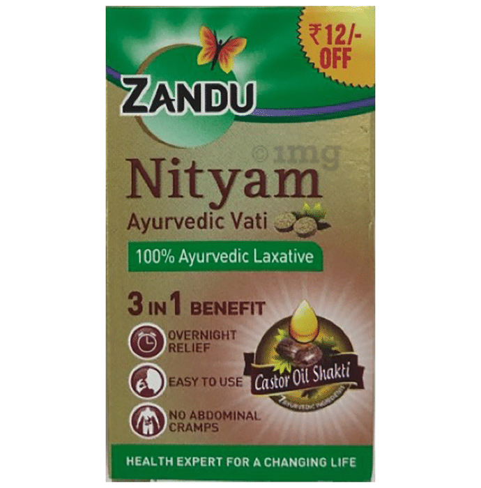 Zandu Nityam Tablet | Eases Constipation