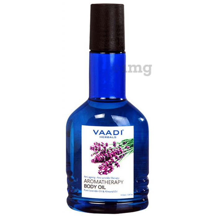 Vaadi Herbals Aromatherapy Body Oil-Lavender & Almond Oil