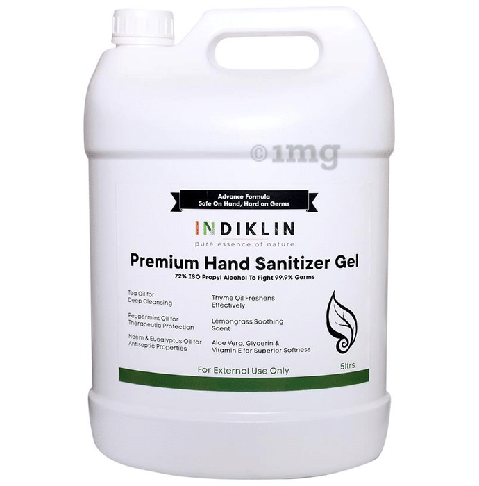 Indiklin Premium Hand Sanitizer Gel Lemongrass