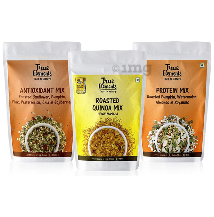True Elements Combo Pack of Veg Protein Snack (350gm Each)