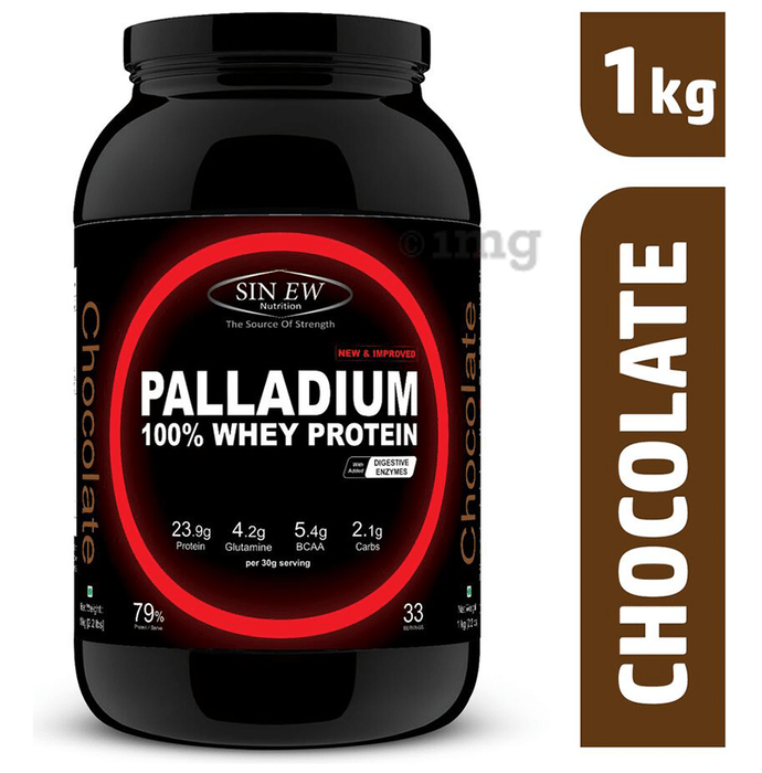 Sinew Nutrition Palladium 100% Whey Protein with Digestive Enzymes Chocolate