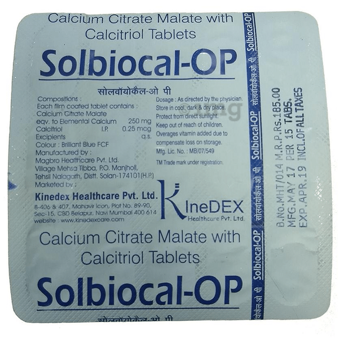 Solbiocal OP Tablet