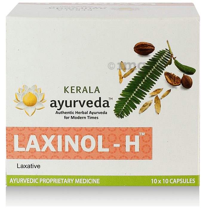 Kerala Ayurveda Laxinol-H Capsule | Eases Constipation