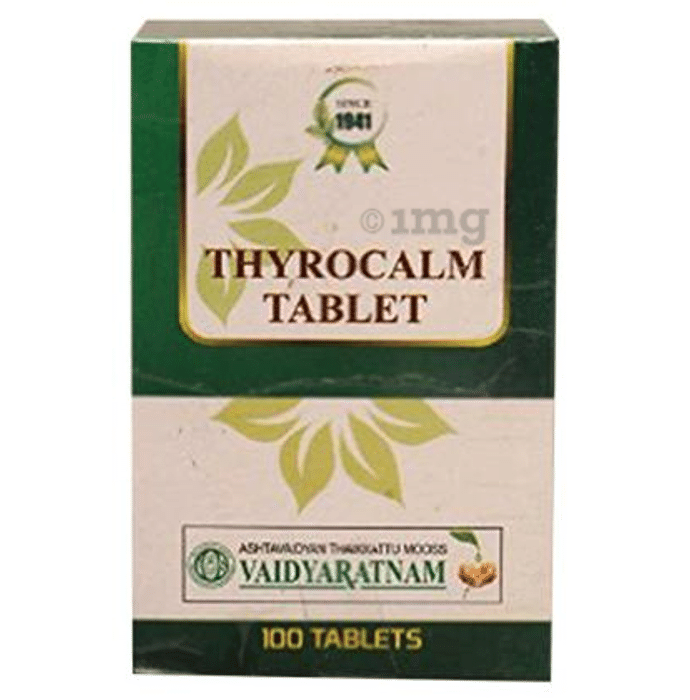 Vaidyaratnam Thyrocalm Tablet