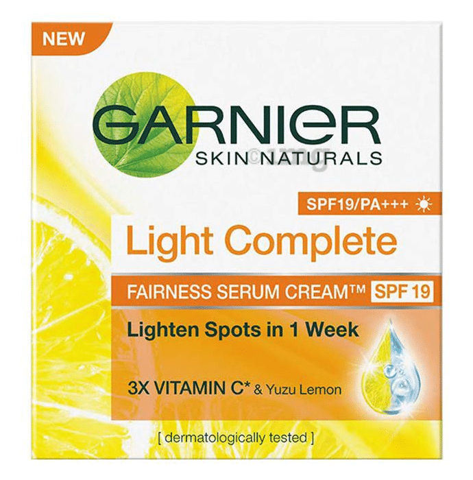Garnier Light Complete Fairness Serum Cream SPF 19