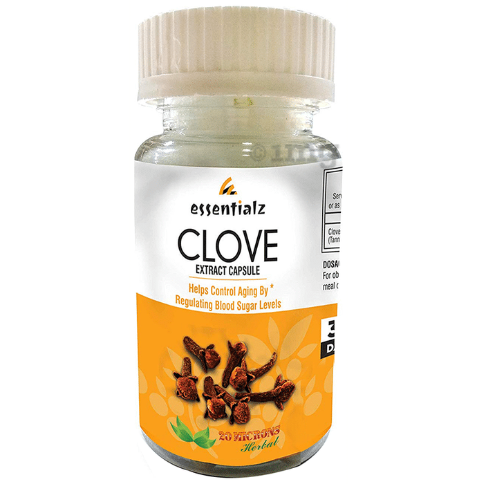20 Microns Herbal Clove Extract Capsule