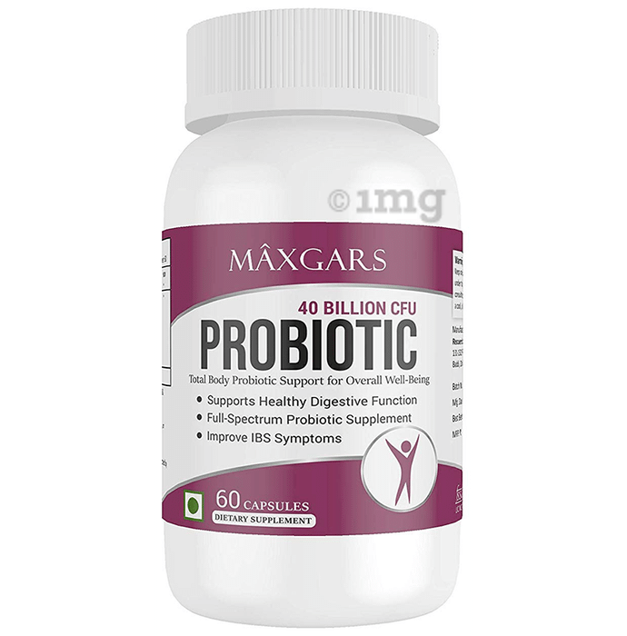 Maxgars Probiotic 40 Billion CFU Capsule