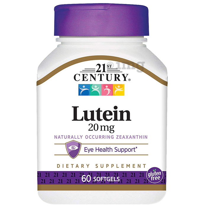 21st Century Lutein 20mg Softgels
