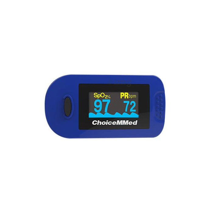 ChoiceMMed MD300C2 Fingertip Pulse Oximeter Blue