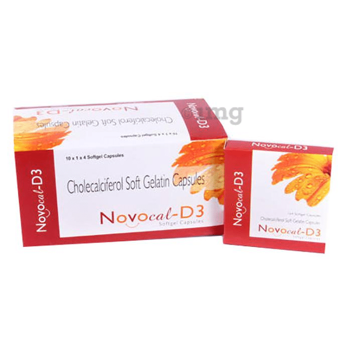 Novocal-D3 Soft Gelatin Capsule