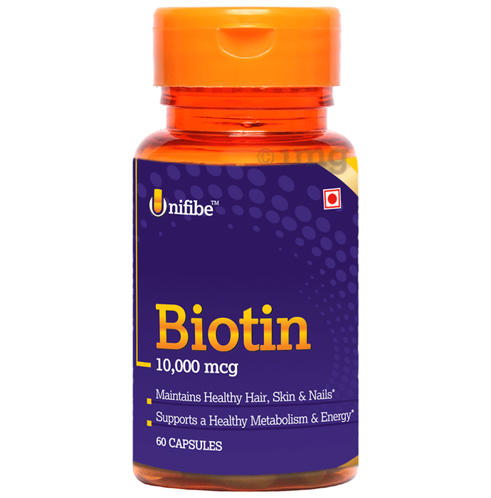 Unifibe Biotin 10,000mcg Capsule