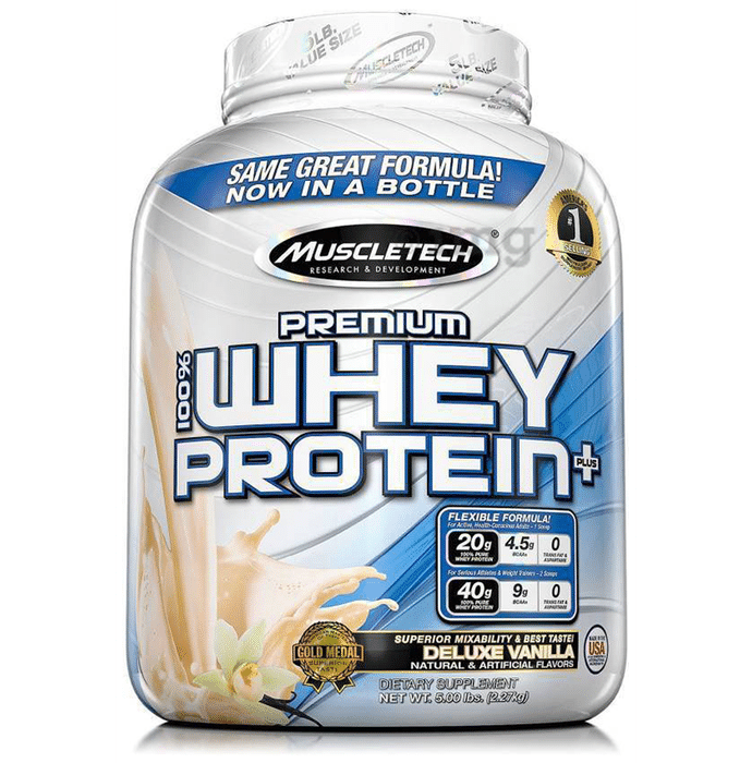Muscletech Premium 100% Whey Protein Plus Deluxe Vanilla