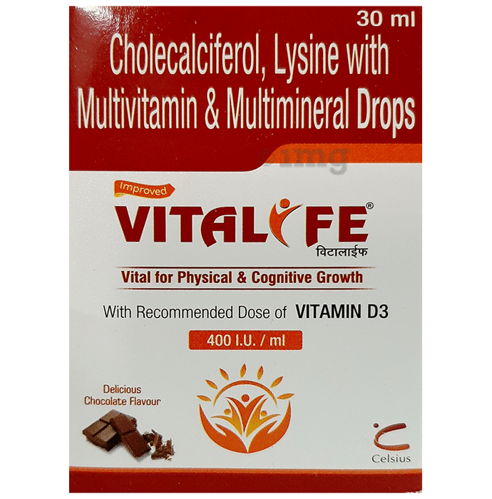 Vitalife Oral Drops Delicious Chocolate