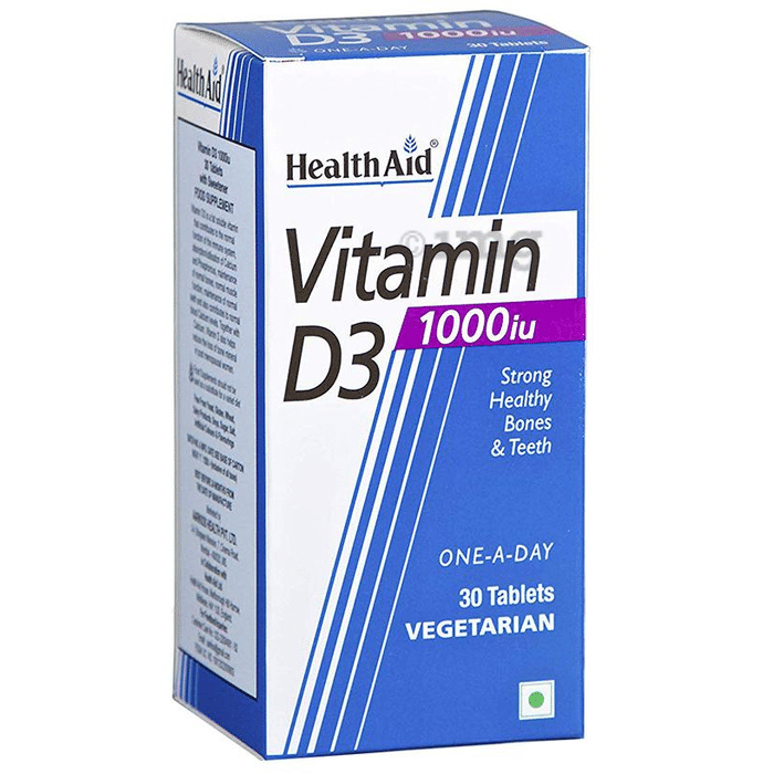Healthaid Vitamin D3 1000IU Tablet