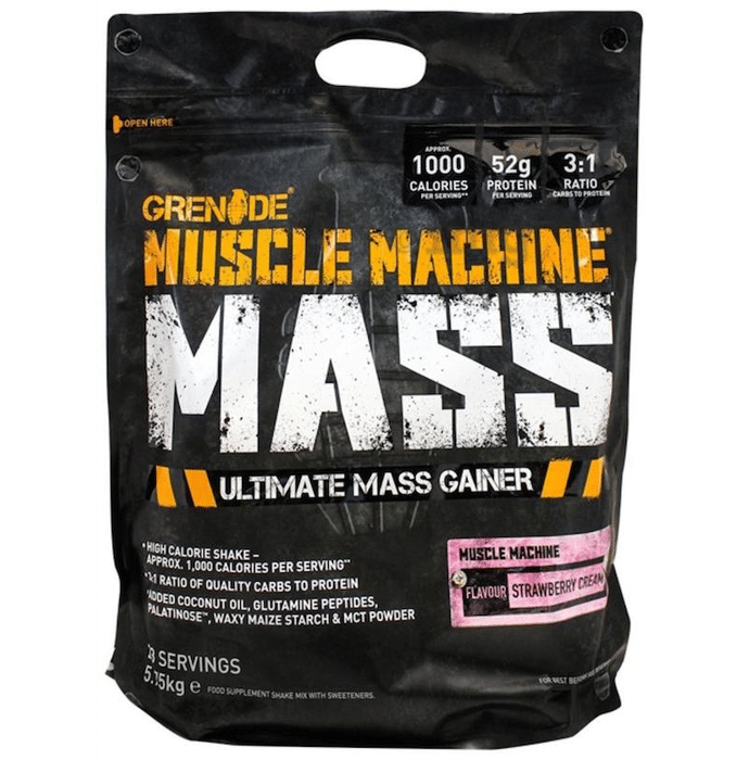 Grenade Muscle Machine Mass Gainer Strawberry Cream