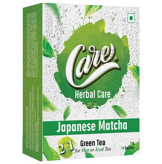 Care Herbal Care 2 In 1 Green Tea (14gm Each) Japanese Matcha
