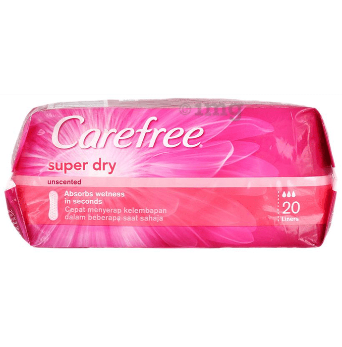 Carefree Super Dry Unscented Panty Liners
