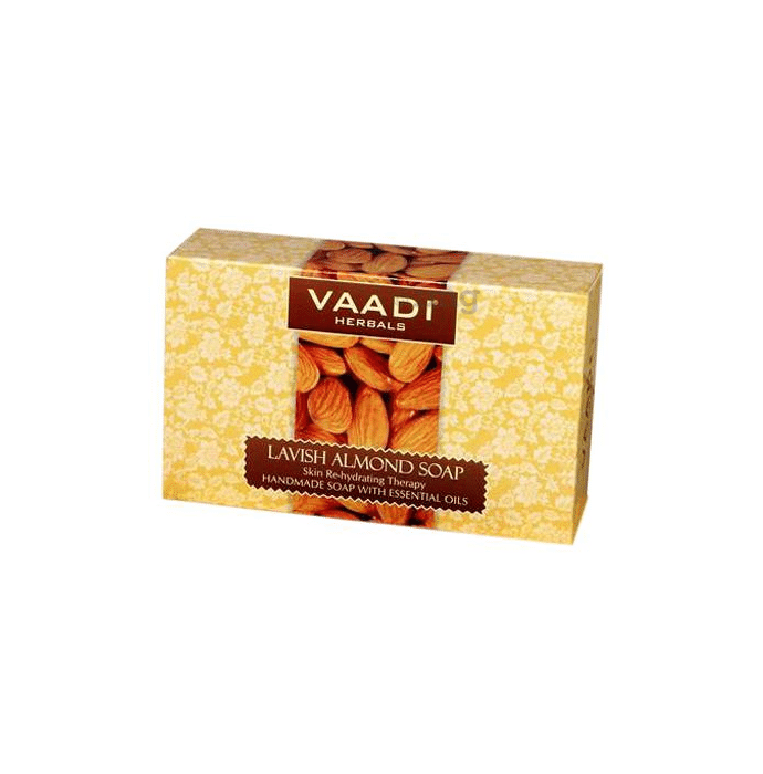 Vaadi Herbals Super Value Pack of 6 Lavish Almond Soap (75gm Each)