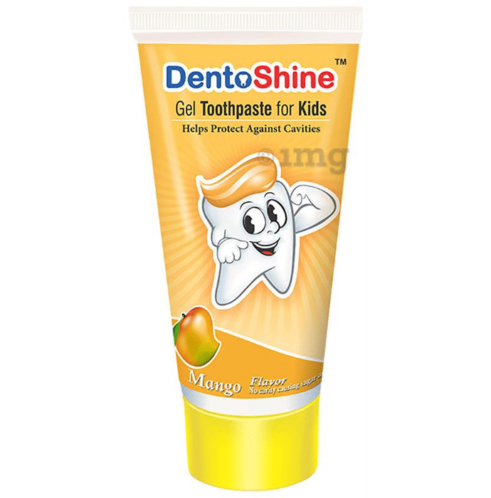 DentoShine Mango Gel Toothpaste for Kids