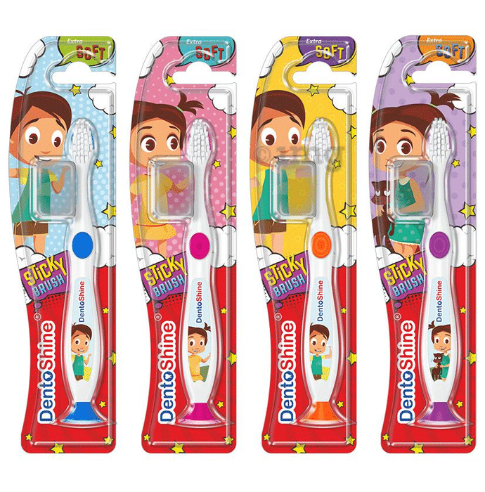 DentoShine Assorted Sticky Toothbrush for Kids