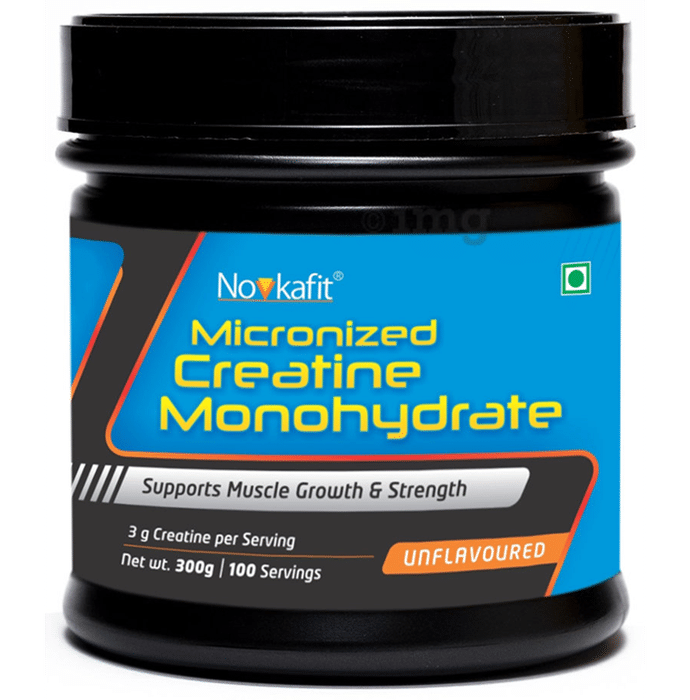 Novkafit Micronized Creatine Monohydrate Powder Unflavoured