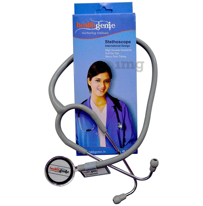 Healthgenie HG-203G Doctors Dual Stethoscope Grey