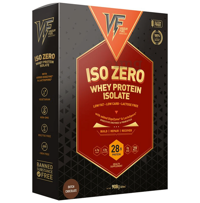 Vigour Fuel Iso Zero Whey Protein Isolate Dutch Chocolate