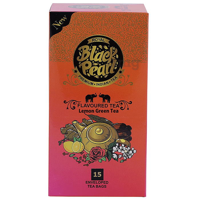 Royal Black Pearl Lemon Green Flavoured Tea