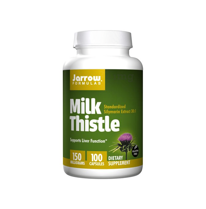 Jarrow Formulas Milk Thistle 150mg Capsule | Supports Liver Function