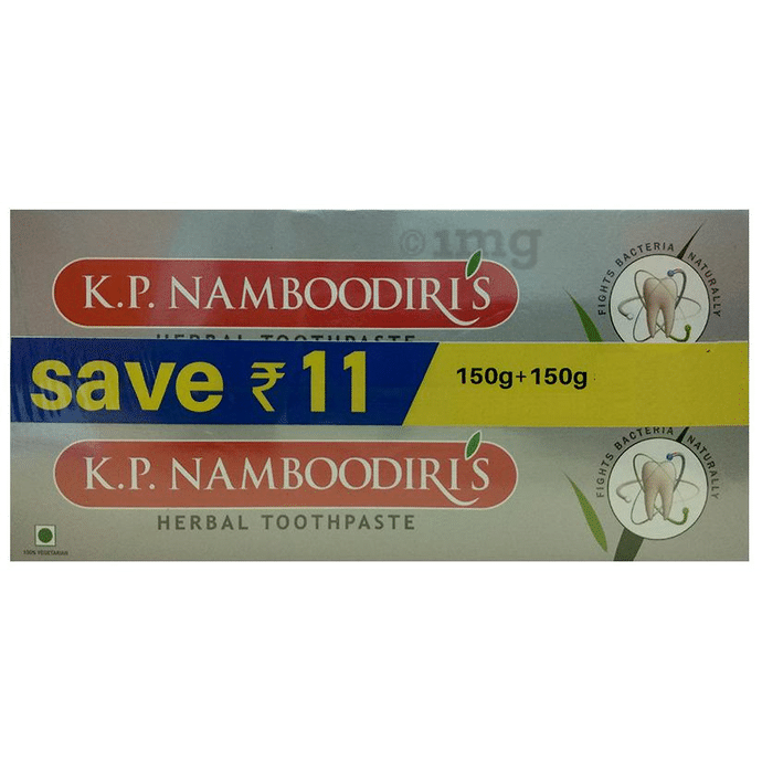 K.P. Namboodiri's Herbal Toothpaste (150gm Each)