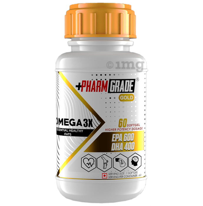 Pharmgrade Gold Omega 3X Softgel