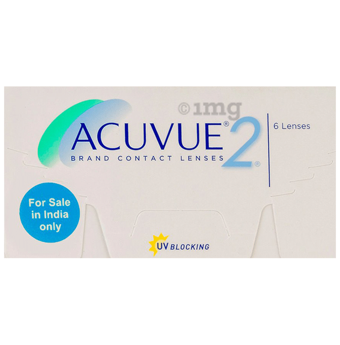 Acuvue 2 UV Blocking Contact Lens Optical Power -5.5 Transparent Spherical