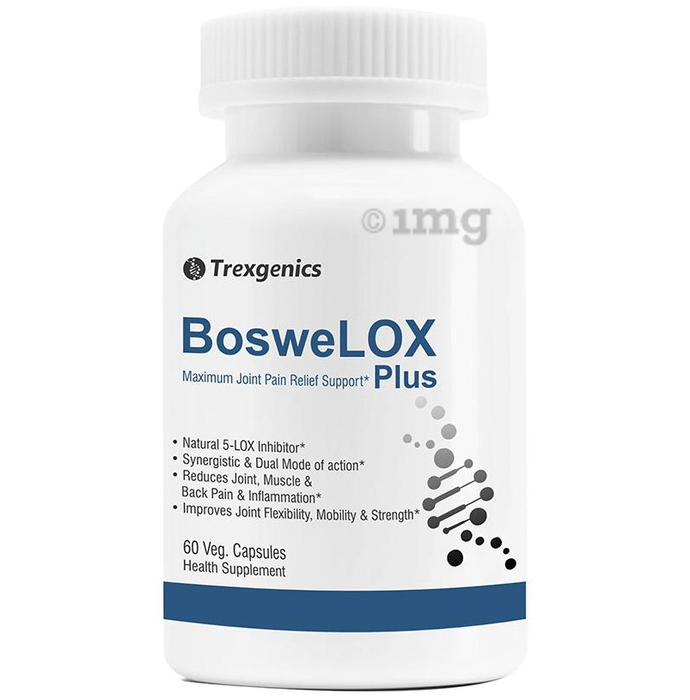 Trexgenics Bosewelox Plus Boswellia Cissus Veg Capsules
