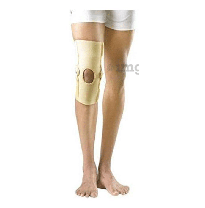Kudize Elastic Knee Support with Customized Compression Large Beige