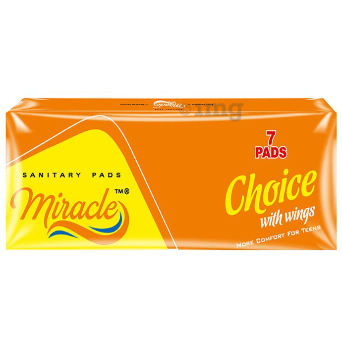 Miracle Choice Sanitary Pads with Wings