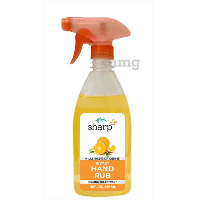 FLOH Orange Oil Extract Sharp Instant Hand Rub Sanitizer