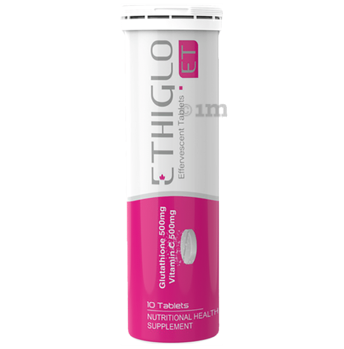 Ethiglo ET with Glutathione & Vitamin C for Skin Health | Effervescent Tablet