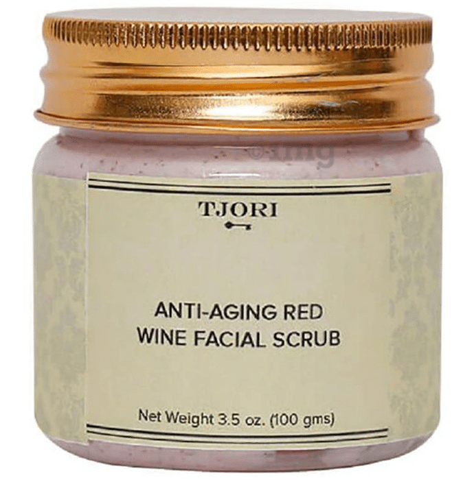 Tjori Anti-Aging Red Wine Facial Scrub