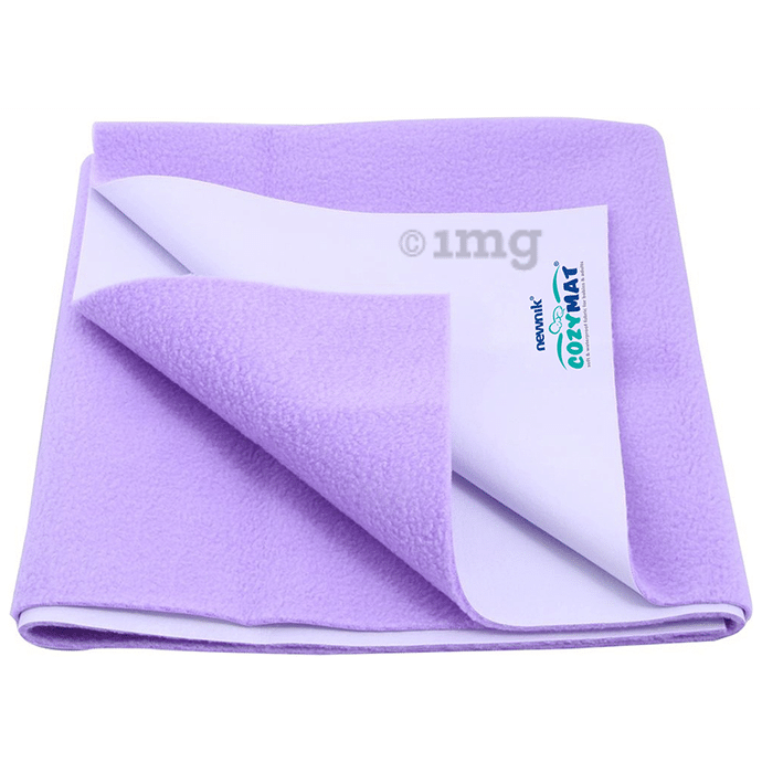 Newnik Cozymat, Dry Sheet (Size: 70cm X 50cm) Small Purple