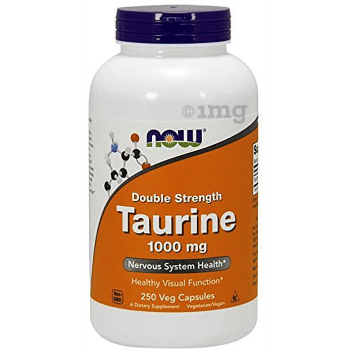 Now Foods Taurine Double Strength 1000mg Capsule