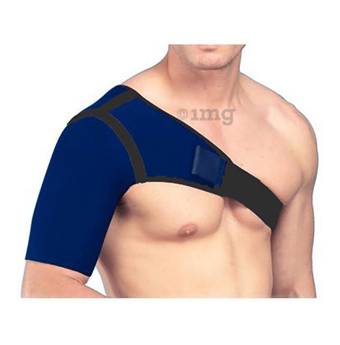 Witzion Shoulder Support Blue and Black Right