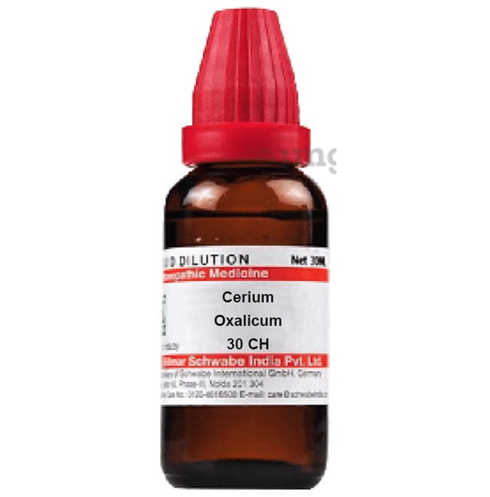 Dr Willmar Schwabe India Cerium Oxalicum Dilution 30 CH