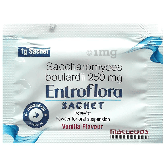 Entroflora Sachet Vanilla Buy sachet of 1 gm Granules at best price in