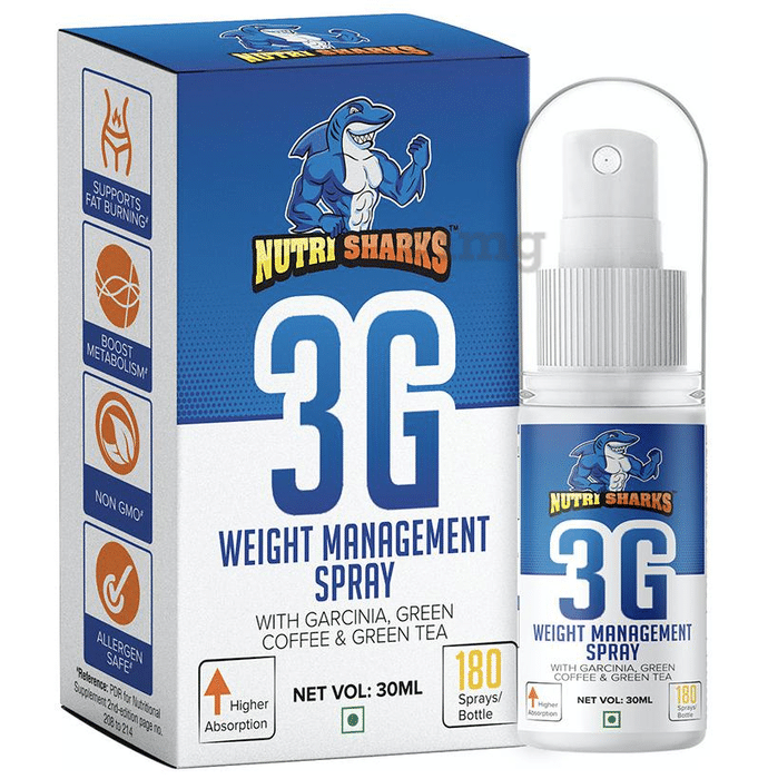 Nutri Sharks 3G Weight Management Spray