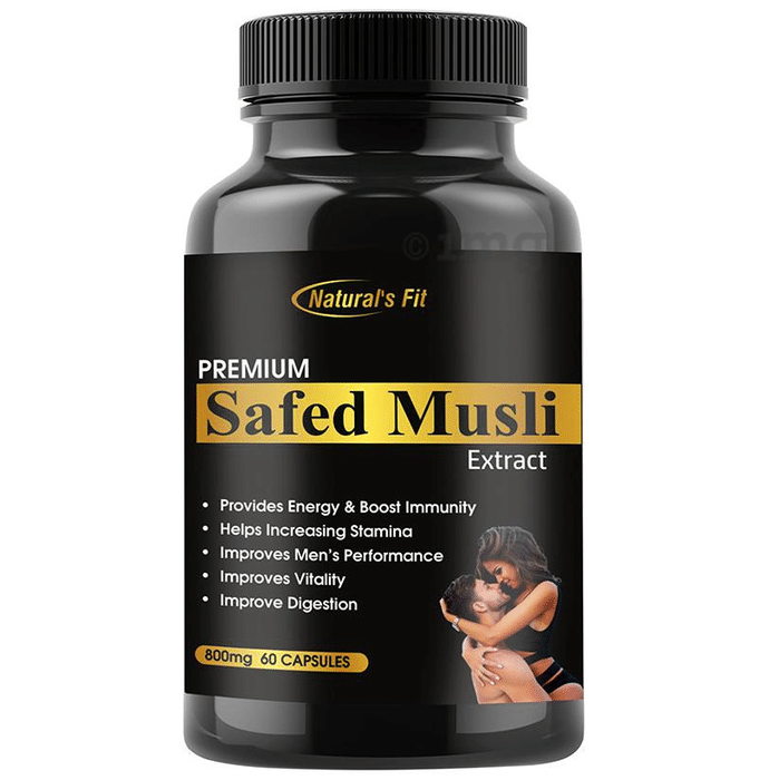 Natural's Fit Premium Safed Musli Extract Capsule