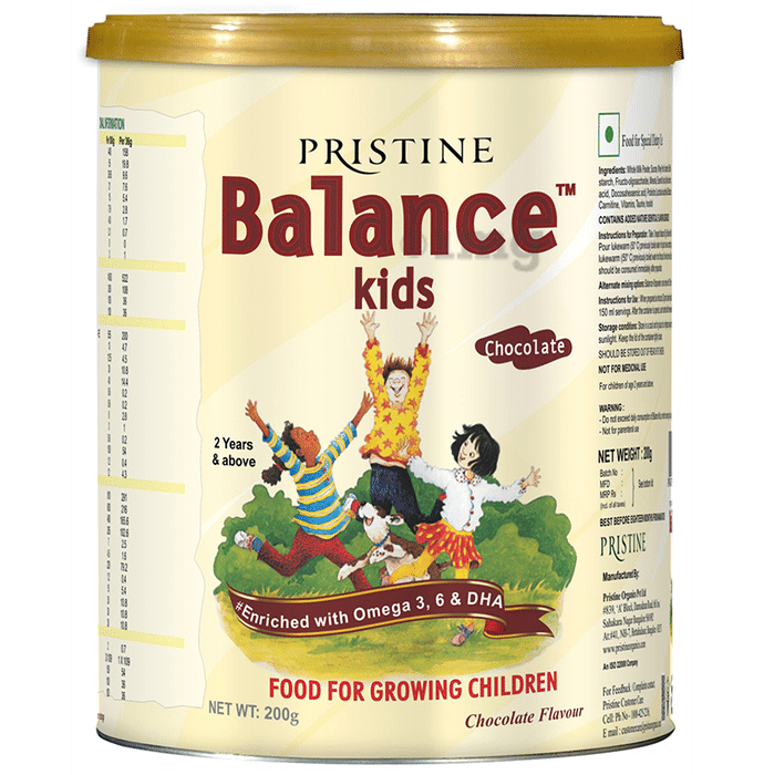 Pristine Balance Kids Chocolate Powder