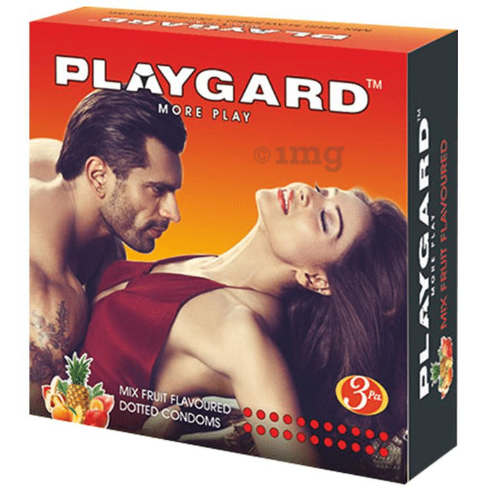 Playgard Dotted Condom Mixed Fruit