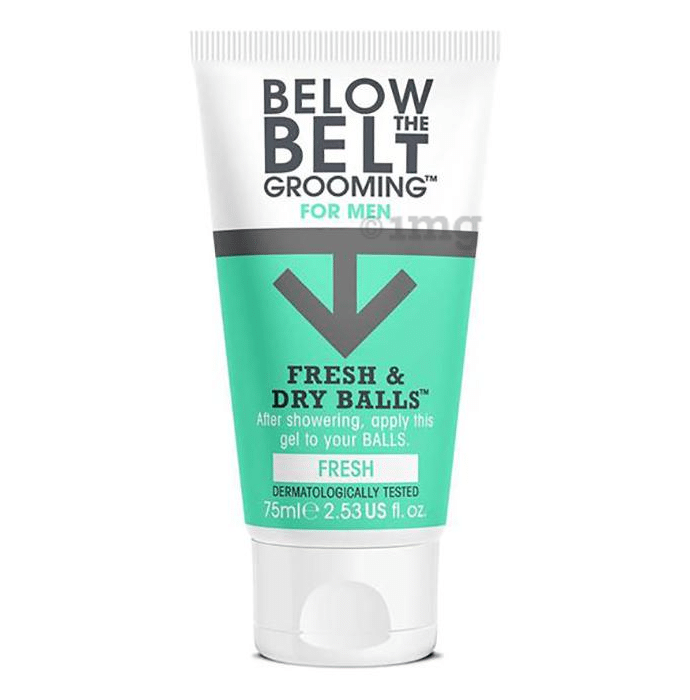 Below the Belt Grooming for Men Fresh and Dry Balls Gel Fresh