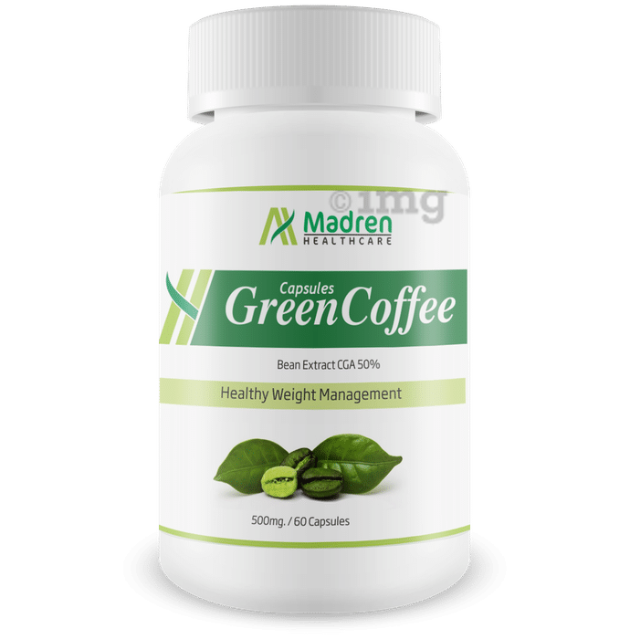 Madren Healthcare Green Coffee Bean Extract 500mg Capsule