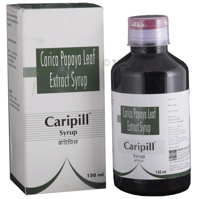 Caripill Carica Papaya Leaf Extract Syrup